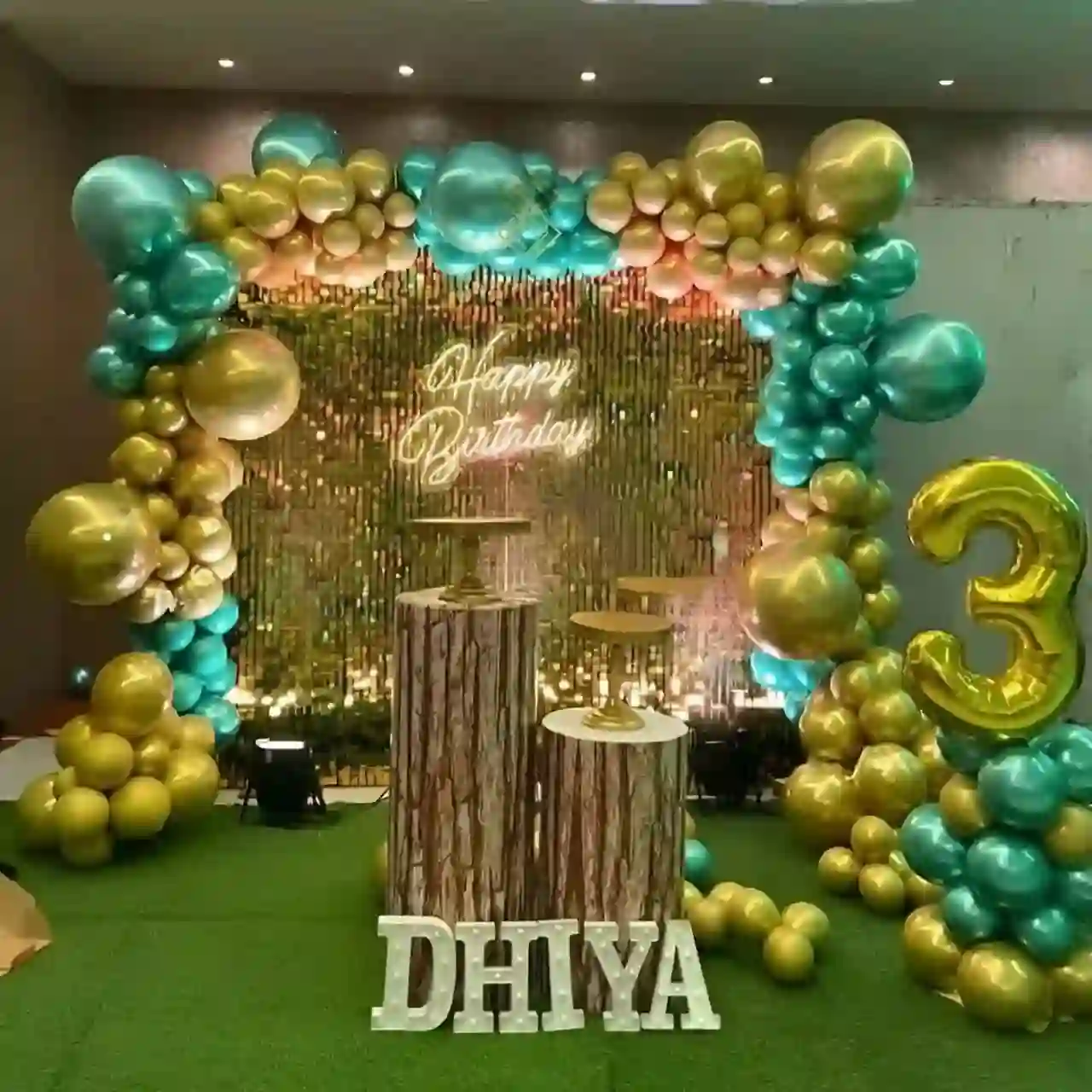 Theme 3rd Birthday Stage Decoration
